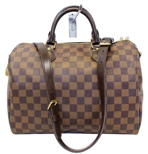 louis vuitton damier ebene speedy 30 bandouliere